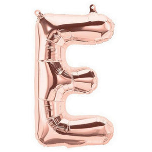16 inch Rose Gold A-Z Alphabet Letters and 0-9 Numbers Foil Balloons - Create Your Own Phrases and Numbers - Online Party Supplies