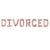 16" Rose Gold 'DIVORCED' Divorce Party Foil Balloon Banner