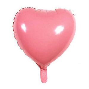 18" Online Party Supplies Pastel Pink Candy Macaron Heart Shaped Foil Balloon