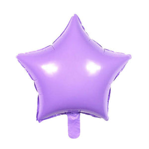 18" Online Party Supplies Pastel Lilac Purple Candy Macaron Star Shaped Foil Balloon