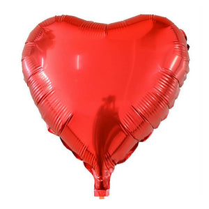 Online Party Supplies 18inch red heart shaped foil balloon