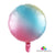 18" Pastel Iridescent Rainbow Round Shaped Foil Balloon - Online Party Supplies