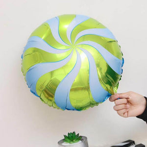 18" Online Party Supplies Mint Green Swirl Sweet Candy Lollipop Balloon Candyland Party Theme