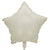 18 Inch Matte Cream Star Shaped Foil Balloon