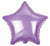 18 Inch Metallic Light Purple Star Foil Balloon