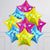 18" Neon Silver Star Shaped Foil Balloon