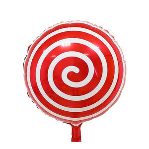 18" Online Party Supplies Red Spiral Sweet Candy Lollipop Balloon Candyland Party Theme