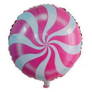 18" Online Party Supplies Pink Swirl Sweet Candy Lollipop Balloon Candyland Party Theme