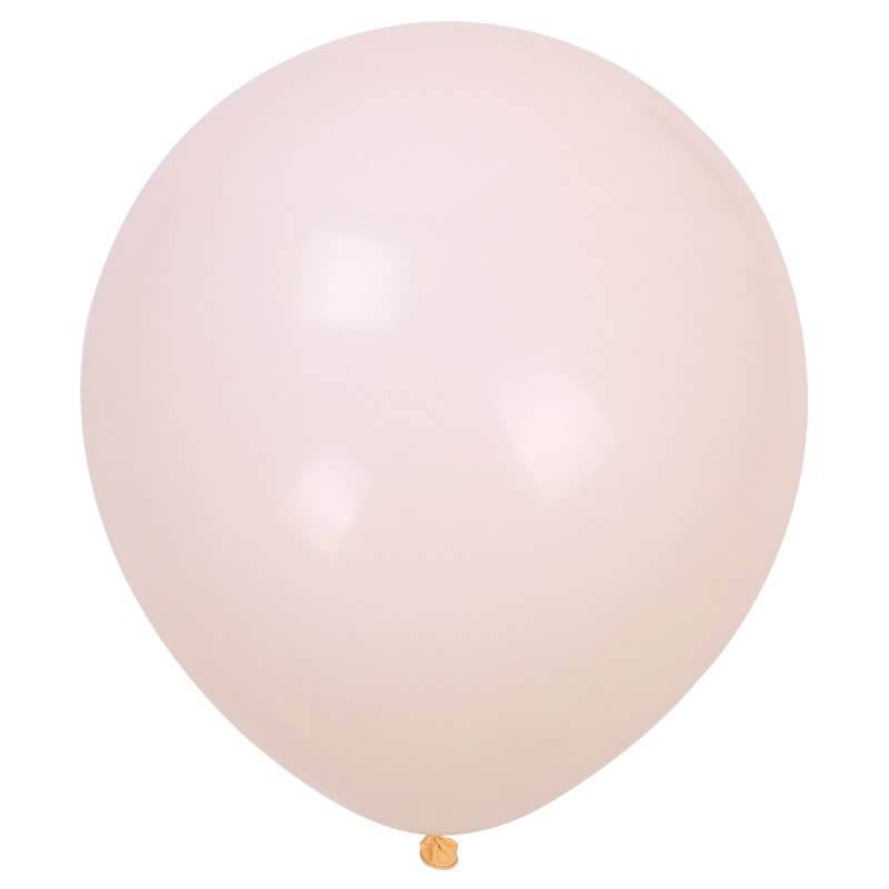 18" Vintage Retro Colour Latex Balloon - ivory