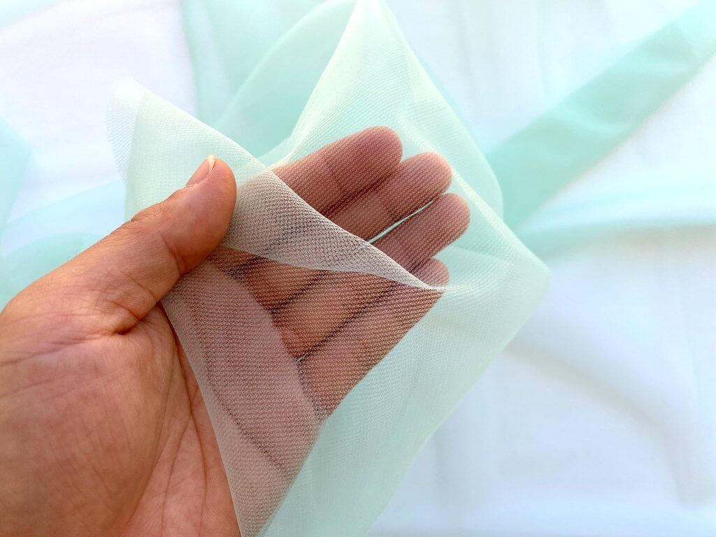 Mint Green Soft Tulle Tutu Fabric - 1m x 1.5m