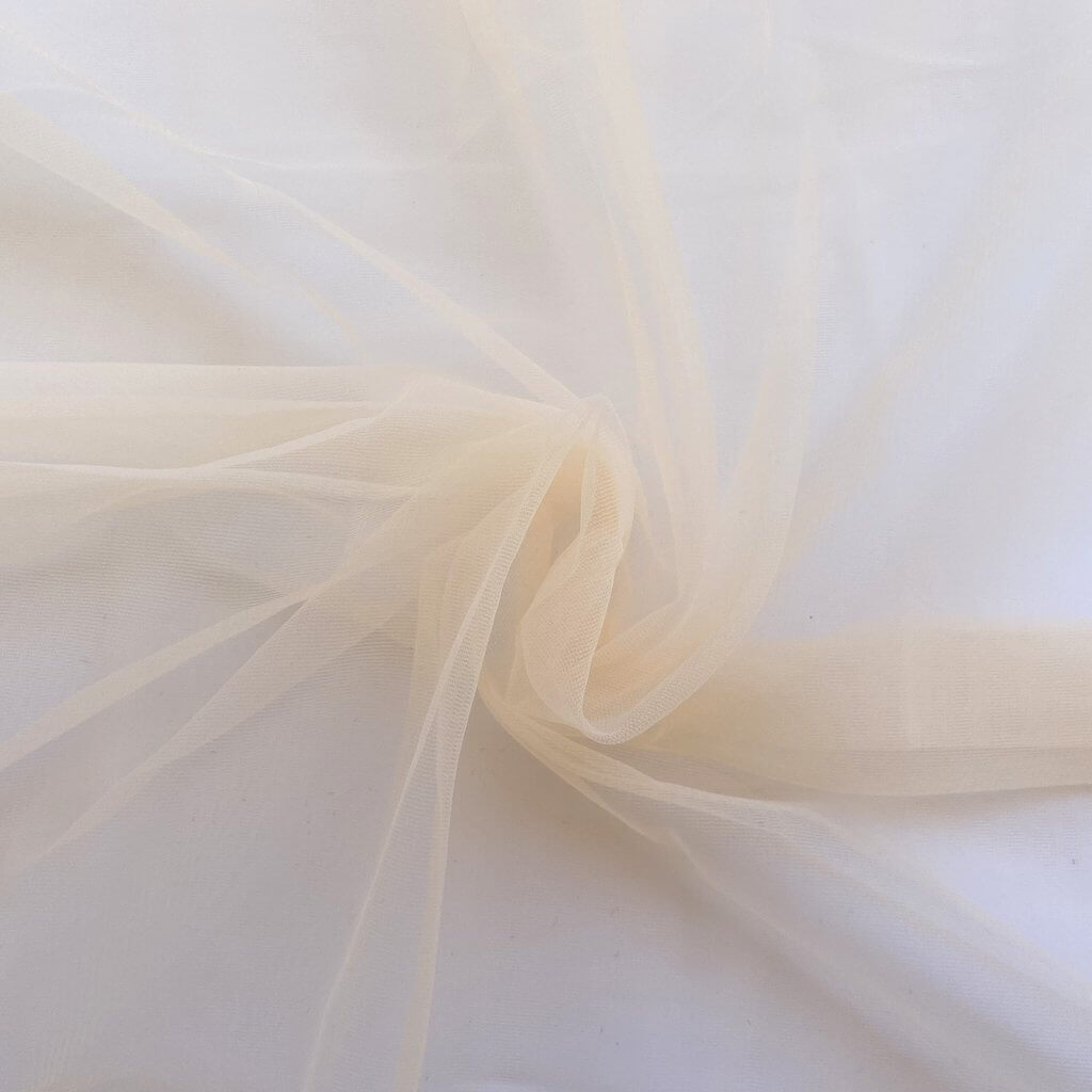 Peach Soft Tulle Tutu Fabric - 1m x 1.5m