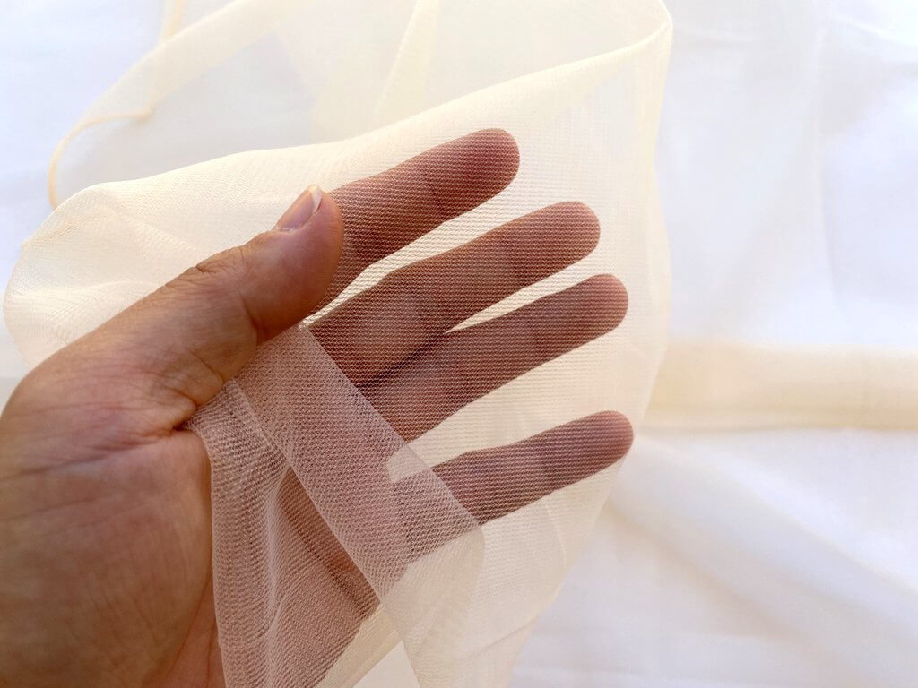 Peach Soft Tulle Tutu Fabric - 1m x 1.5m