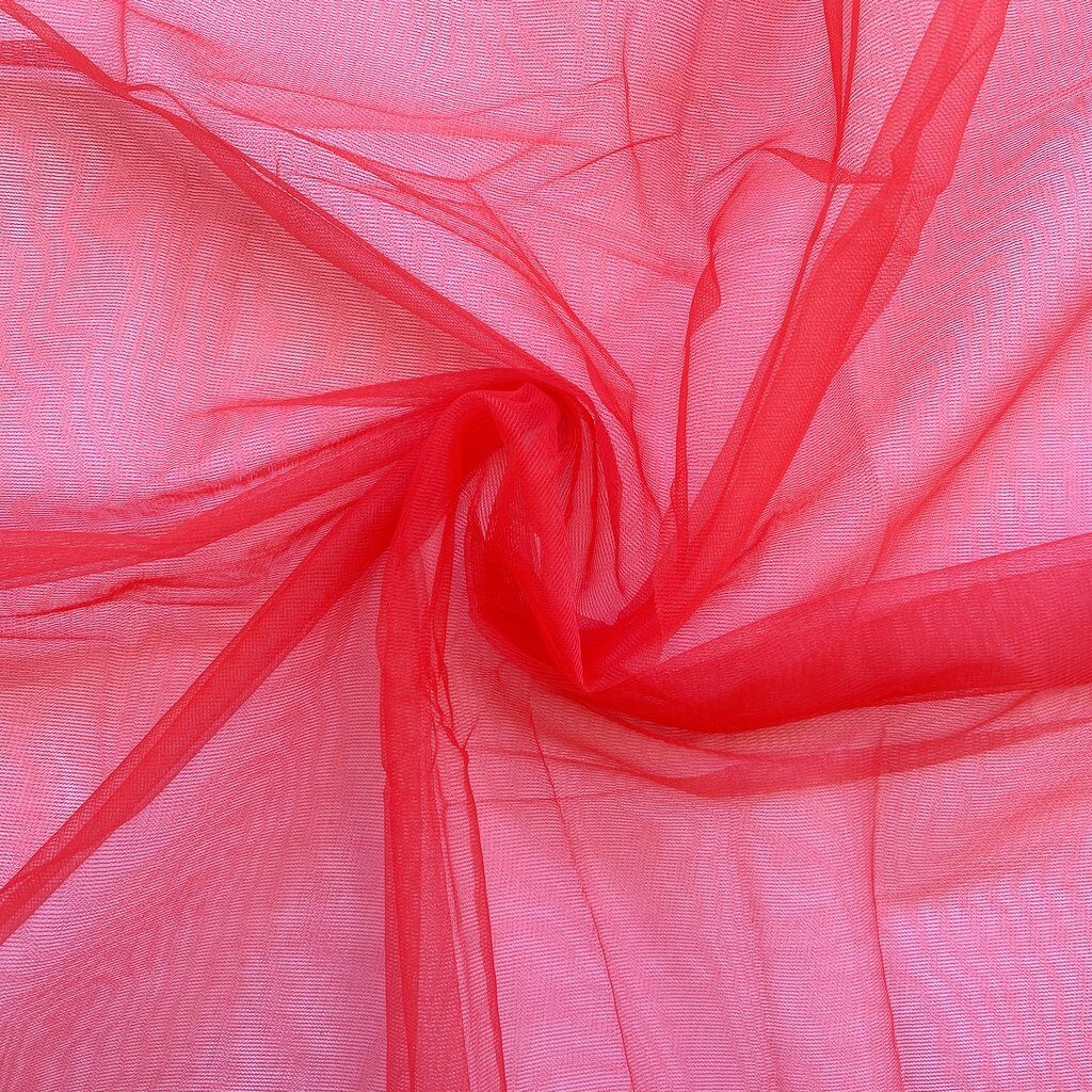 Red Soft Tulle Tutu Fabric - 1m x 1.5m