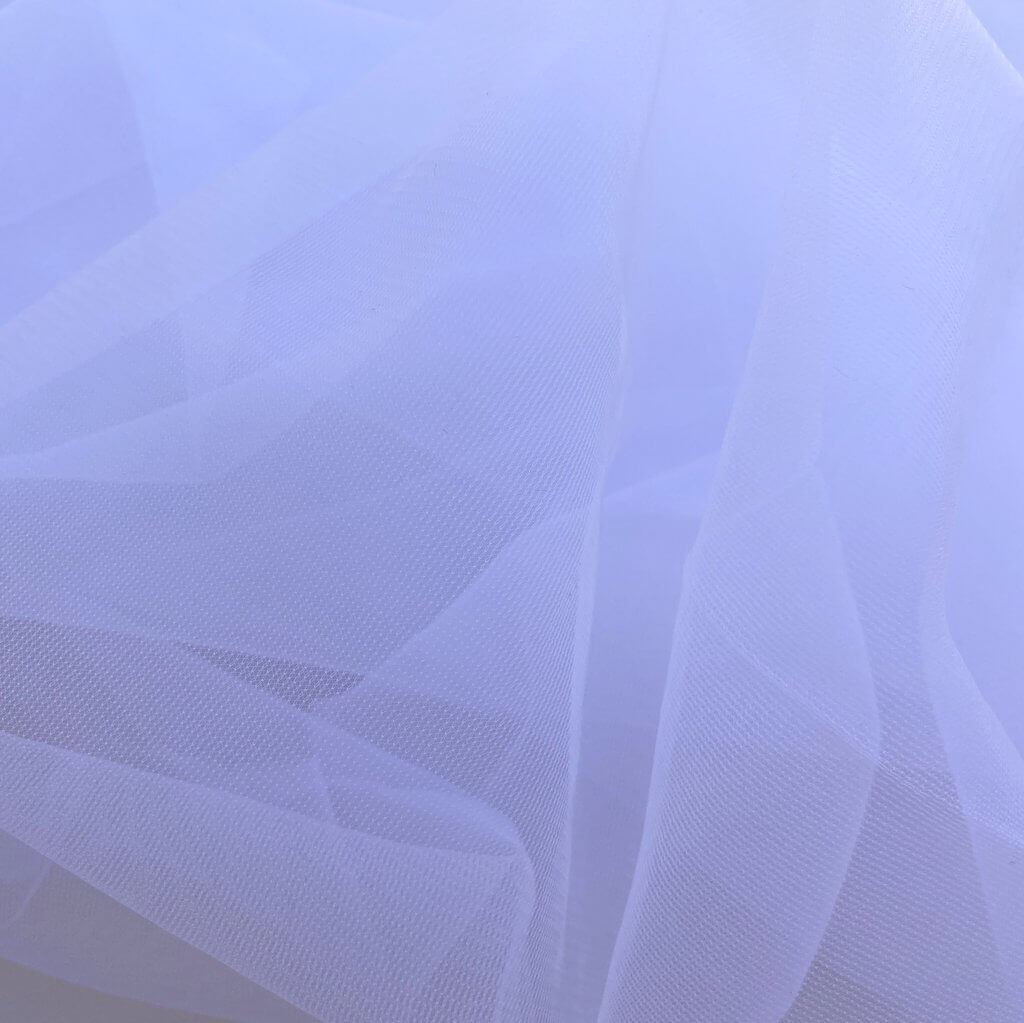 White Soft Tulle Tutu Fabric - 1m x 1.5m