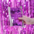 1m x 2m Online Party Supplies Australia Metallic Purple Tinsel Foil Fringe Rain Curtain party photo backdrop