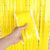 1m x 2m Pastel Macaron Yellow Tinsel Fringe Backdrop Foil Curtain