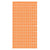 1m x 2m SQUARE Macaron Tinsel Foil Fringe Curtain - Orange