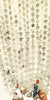 1m x 2m Star Tinsel Foil Fringe Curtain - Silver