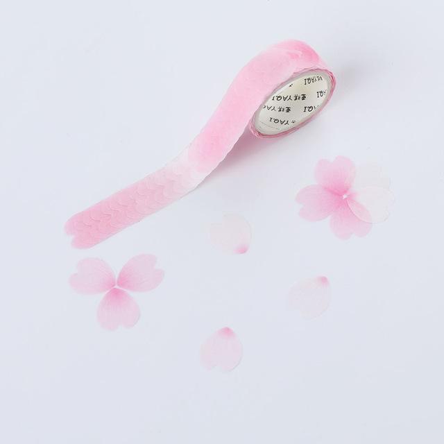Pink Sakura Petal Flower Petal Washi Tape Sticker 200 Roll