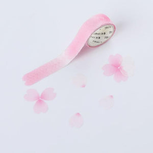 Pink Flower Petal Washi Tape Sticker 200 Roll - A15