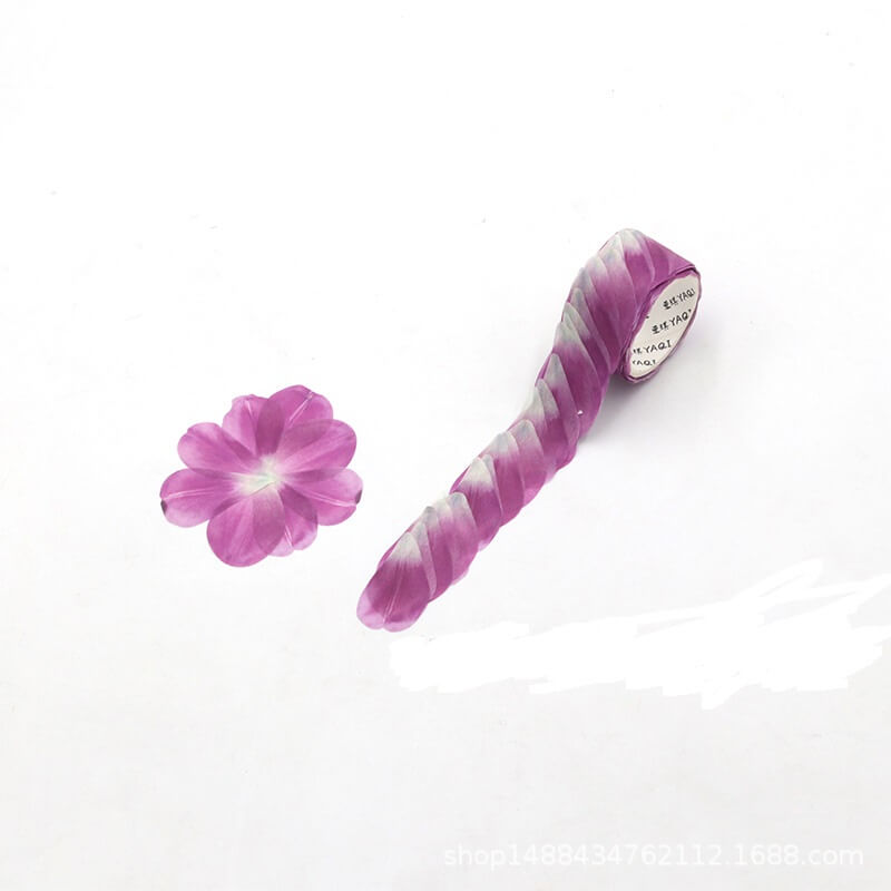 Purple Saffron Petal Flower Washi Tape Sticker 200 Roll - A30