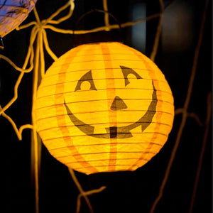 20cm Halloween Paper Lantern - 6 Styles - Happy Halloween Party Supplies & Decorations