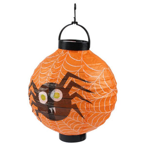20cm Halloween spooky spider web decorative hanging paper lantern