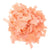 Rectangular Tissue Paper Party Confetti Table Scatters - Peach