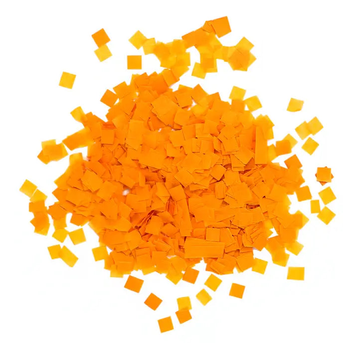 Square Tissue Paper Party Confetti Table Scatters - Orange