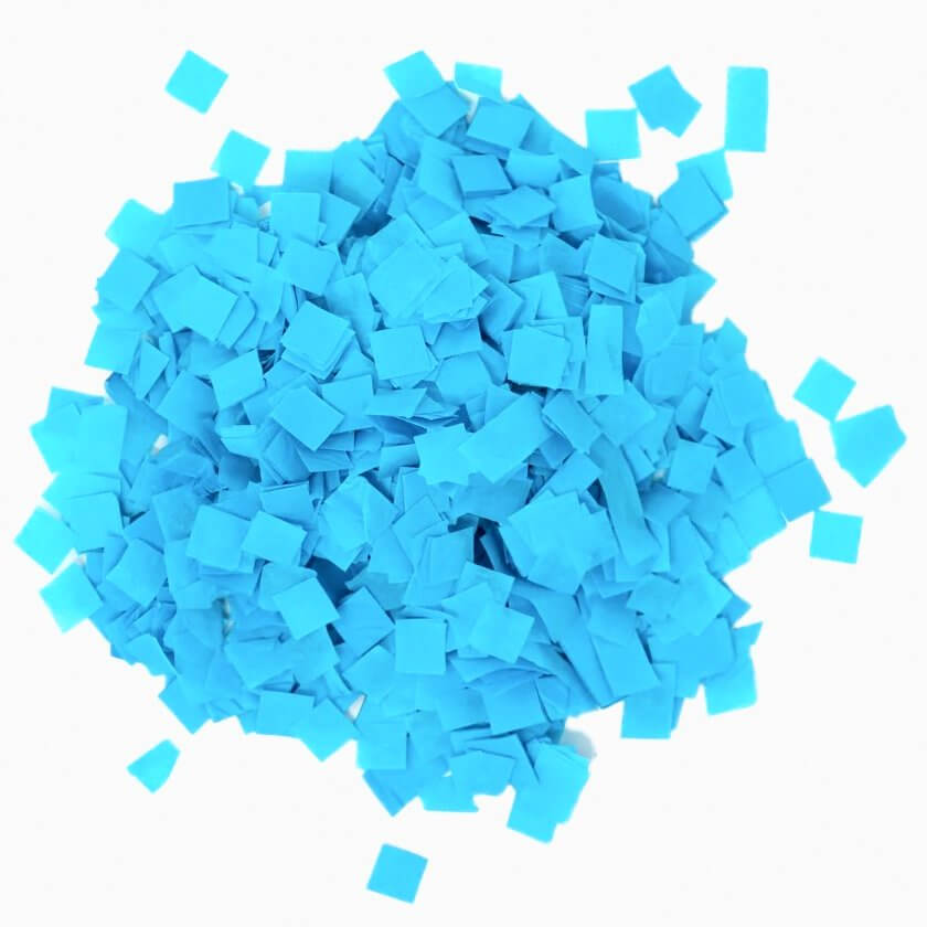 Square Tissue Paper Party Confetti Table Scatters - Sky Blue