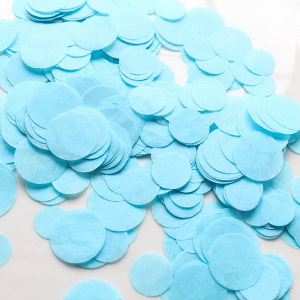 20g Round Baby Blue Tissue Paper Party Confetti