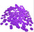 20g of 1.5 cm Round Metallic Purple Confetti Dots - Wedding Table Scatters Sprinkles