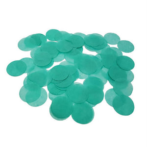 20g Round Circle Biodegradable Tissue Paper Party Confetti Dots Table Scatters Sprinkles - Turquoise