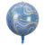22" Jumbo Helium Marble ORBZ Balloon - Blue