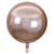 22" Jumbo ORBZ Laser Holographic Rose Gold Ball Foil Balloon - ORBZ.67