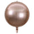 22" Jumbo ORBZ Laser Sequin Rose Gold Ball Foil Balloon
