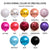 22" Online Party Supplies Jumbo Multicoloured ORBZ 4D Sphere Round Foil Party Wedding Bridal Baby Shower Birthday Party Balloon 