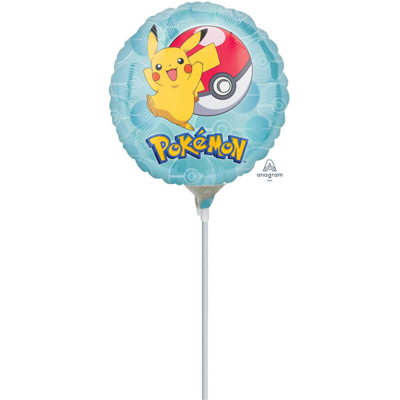 22cm Round Pokemon S20 Foil Balloon - Heat Sealing