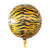 22" 3D Tiger Stripe Print ORBZ Foil Balloon