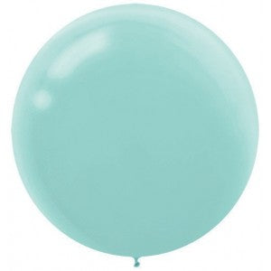 24 Inch Jumbo Pastel tiffnay blue Round Macaron Latex Wedding Balloons