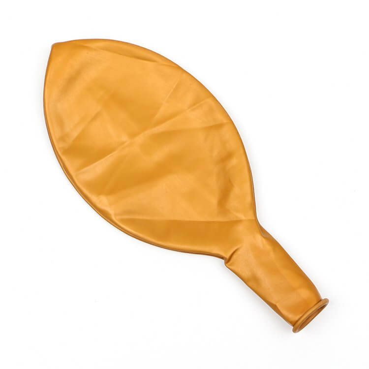 24" Round Gold Latex Balloon