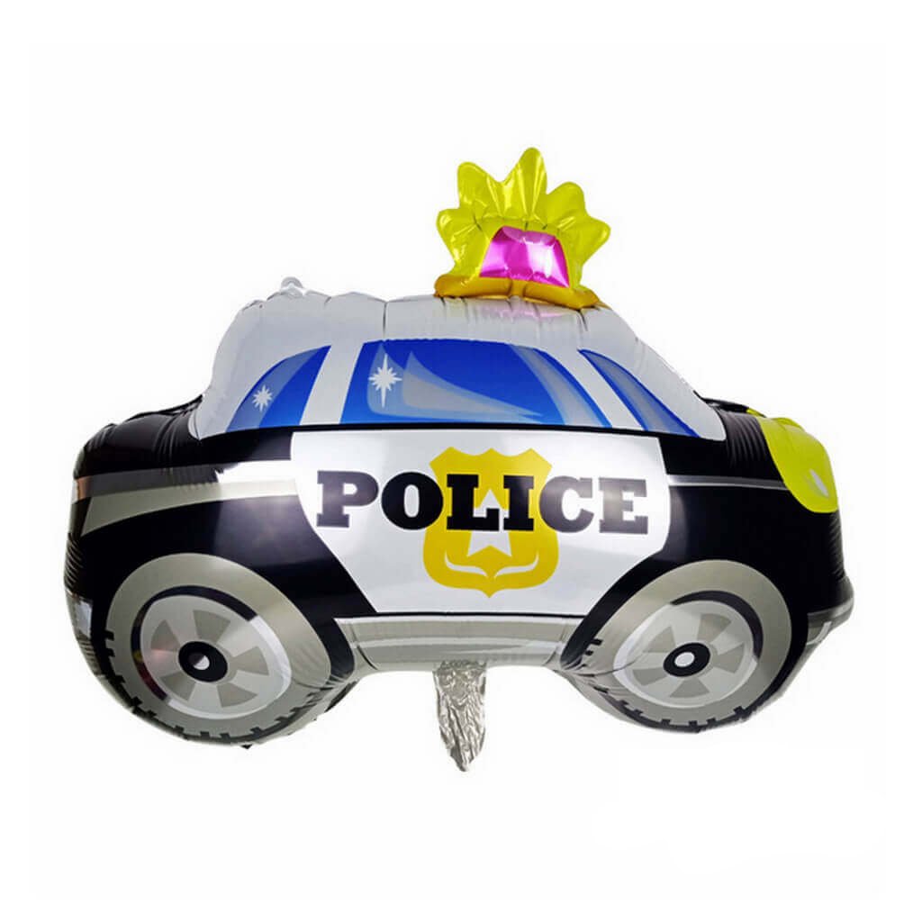 Jumbo Police Car Vehicle Shaped Helium Foil Balloon for emergency construction theme