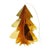 2m 3D Metallic Gold Large Christmas Tree Paper Garland