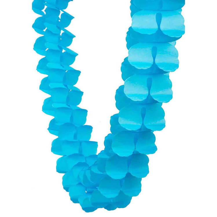 Blue paper online garland