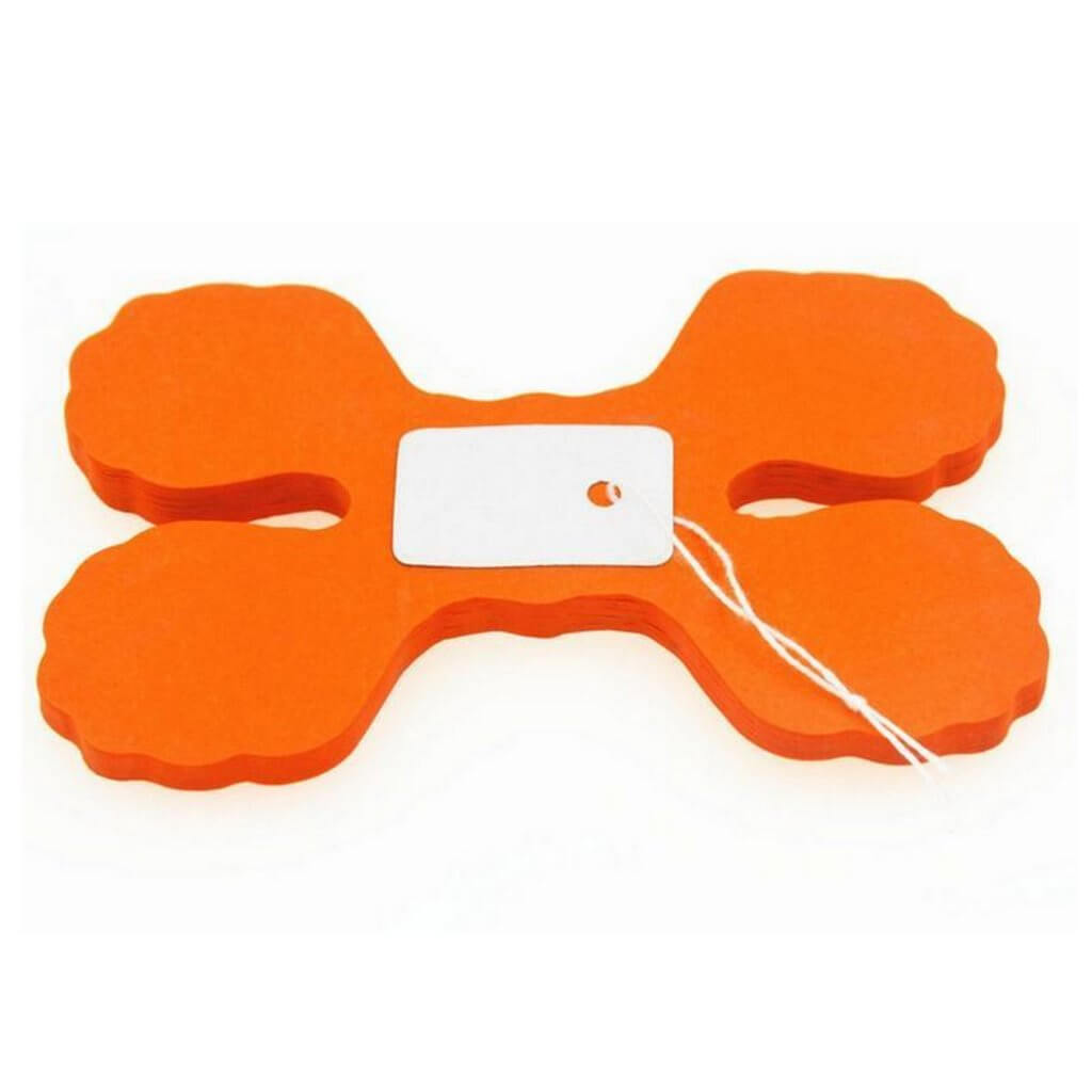 Orange Four Leaf Clover Hanging Tissue Paper Flower Bunting Garland