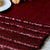 30cm x 275cm Burgundy Red Sequin Table Runner