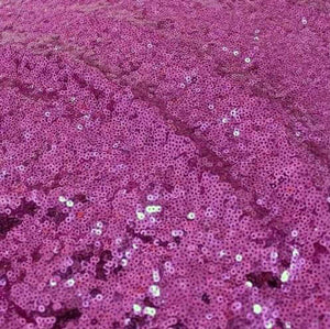 30cm x 275cm Fuchsia Sequin Table Runner