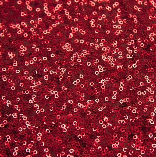 108 Sparkly Red Sequin Wedding Table Runner