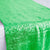 30cm x 275cm Green Sequin Table Runner