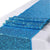 30cm x 275cm Lake Blue Sequin Table Runner